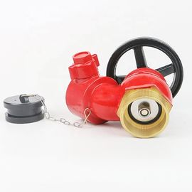 2.5" BSP Male Brass Or LG2 Fire Hydrant Oblique Type Landing Valve